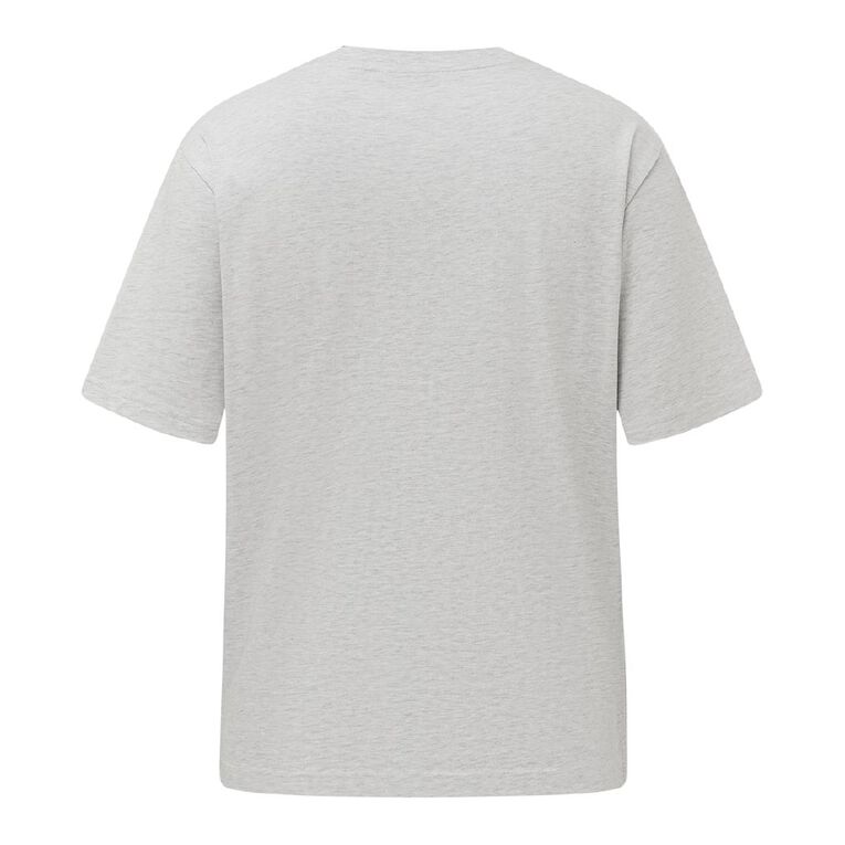 Garage Men's Heavyweight Boxy Tee, Grey Marle, hi-res