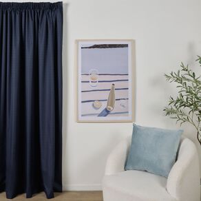 Living & Co Eden Curtains Navy 150-230cm Wide/205cm Drop