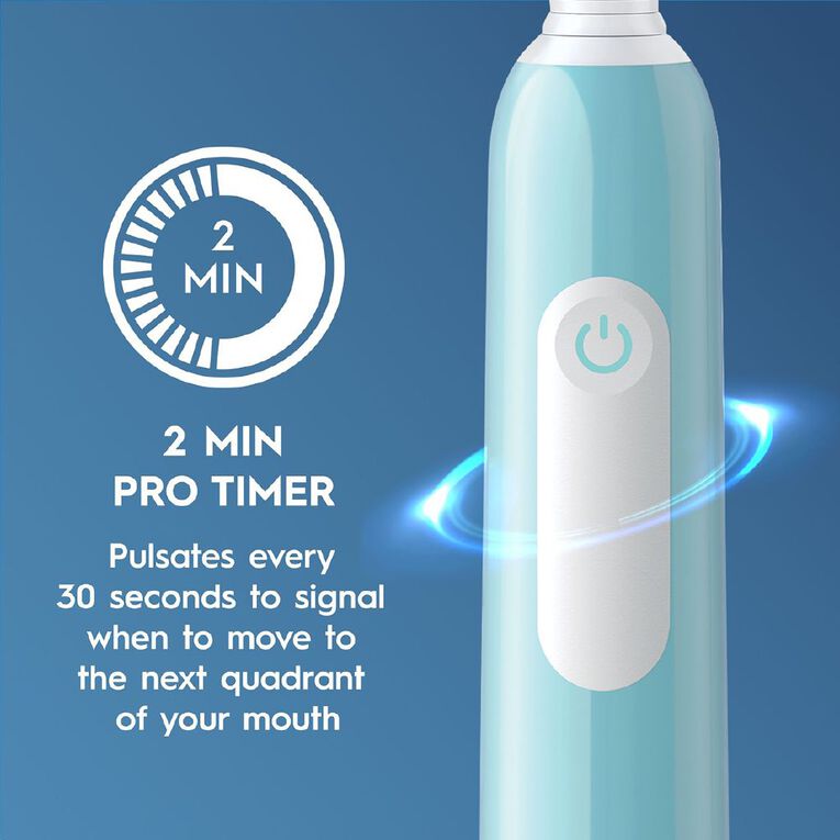 Oral-B Pro Expert Deep Clean Electric Toothbrush Turquoise, , hi-res
