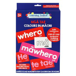 Learning Toolbox Magnetic Colours in Te Reo Maori 27 Pieces