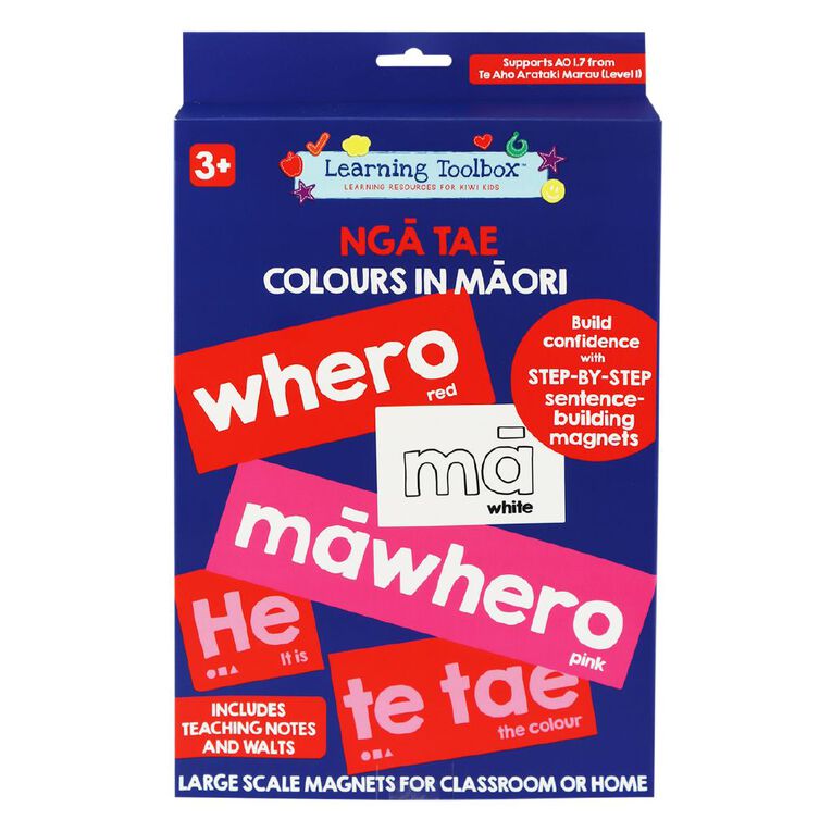 Learning Toolbox Magnetic Colours in Te Reo Maori 27 Pieces, , hi-res