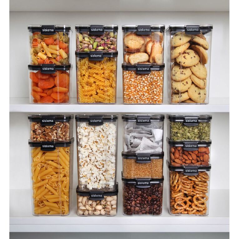 Sistema Ultra Tritan Canister Square Black 4L, , hi-res