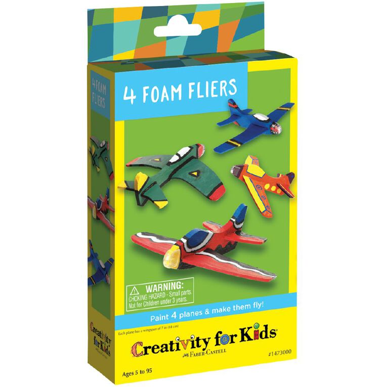 Faber-Castell Creativity for Kids Foam Flyers 4 Pack, , hi-res