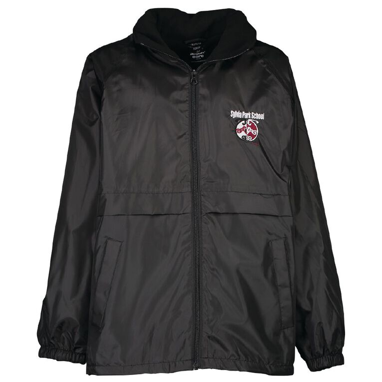 Schooltex Sylvia Park School Dri Jacket with Embroidery, Black, hi-res