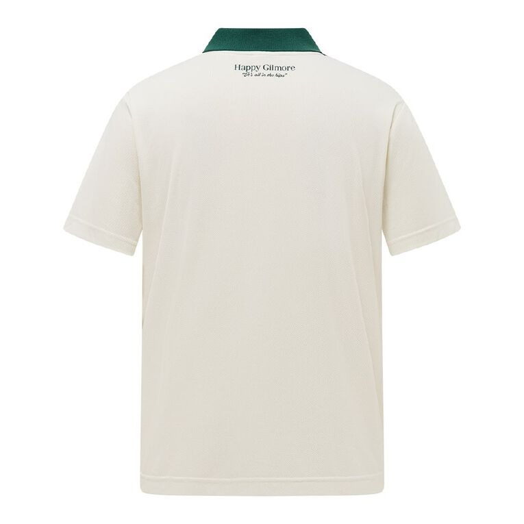 Universal Happy Gilmore Men's Golf Polo, Cream, hi-res