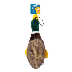 pet hq dog toy plush duck 1 each
