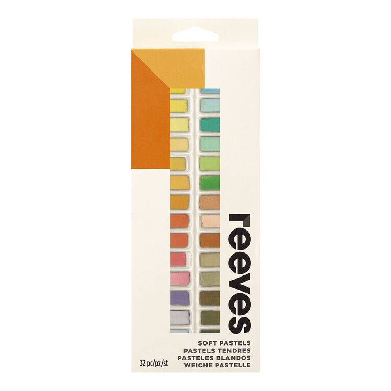 Reeves Soft Pastels Half Size 32 Pack, , hi-res