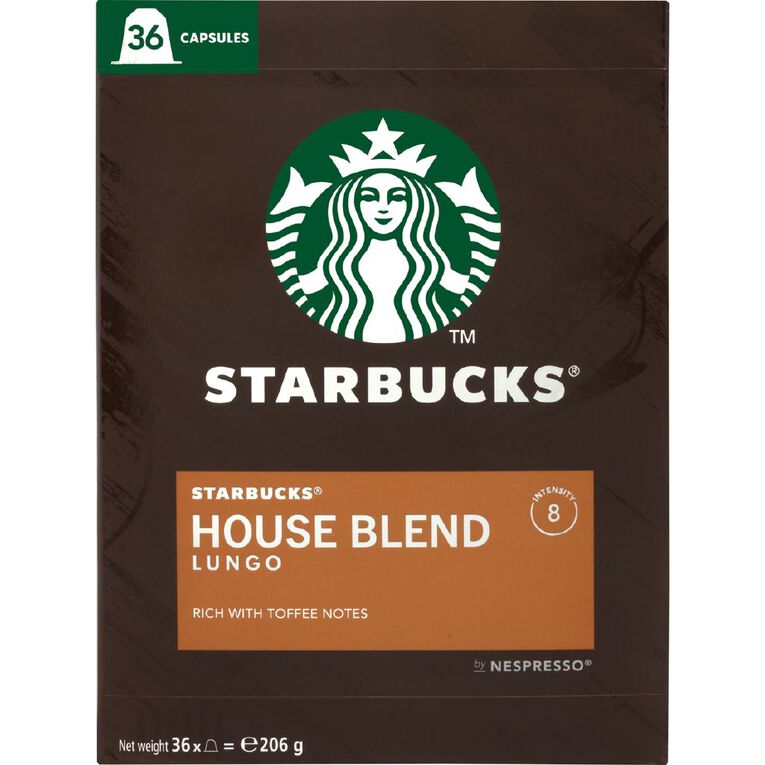 Starbucks Medium Houseblend Capsule 36 Pack, , hi-res