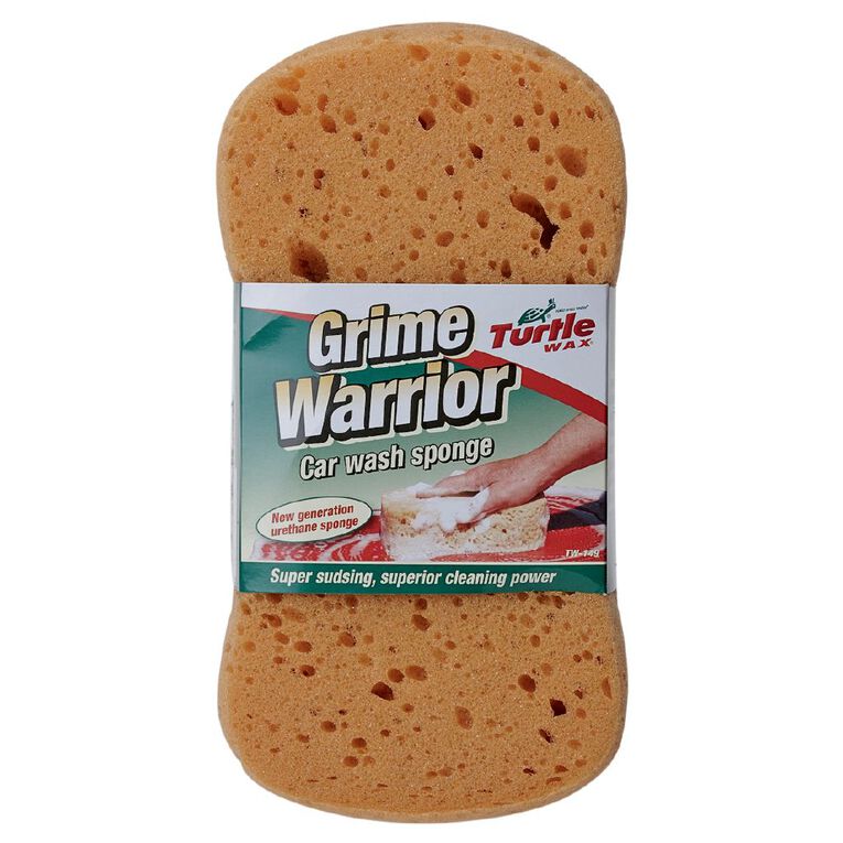 Turtle Wax Grime Warrior Car Wash Sponge, , hi-res