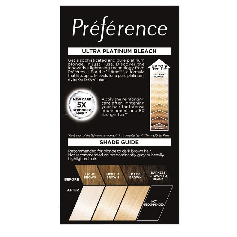 L'Oreal Paris Preference Hair Colour Bleach 9-Level, , hi-res