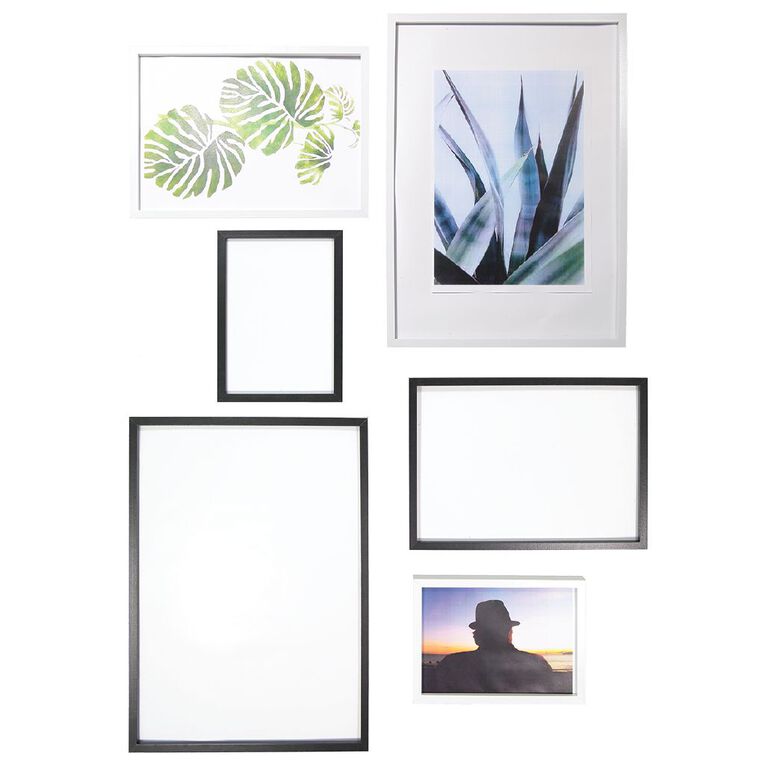 Living & Co Box Poster Frame White A4, White, hi-res