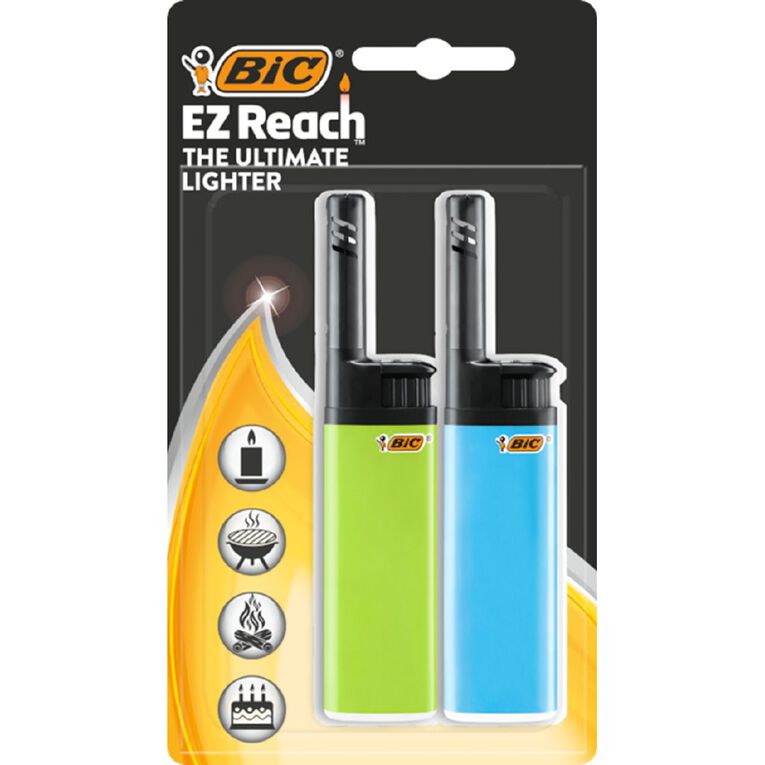 Bic EZ Reach J38 Lighter 2 Pack The Warehouse