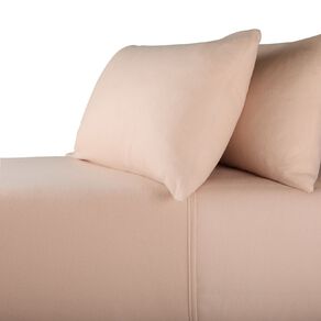 Living & Co Polar Flannel Sheet Set Natural Queen