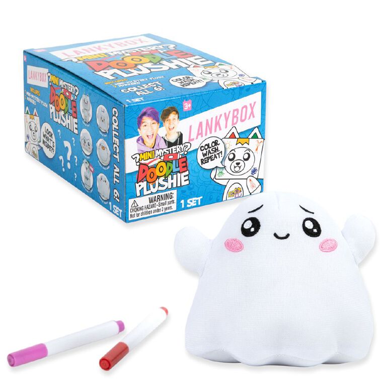 LankyBox Mini Mystery Plush Doodle Plush Series Assorted, , hi-res