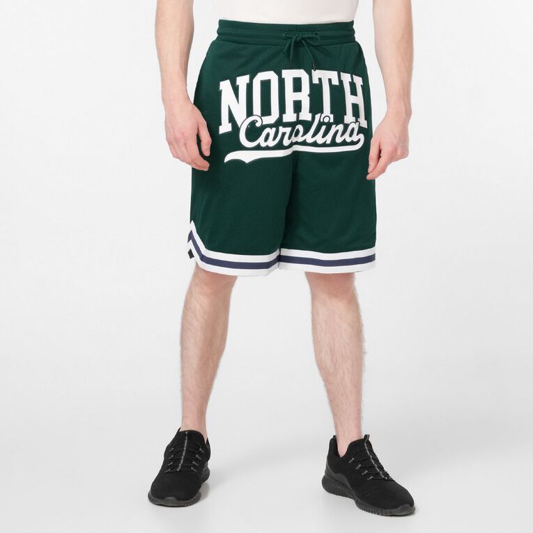 Garage Men's Basketball shorts, Green Dark, hi-res