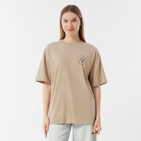 H&H Women's Short Sleeve Boyfriend Graphic Tee