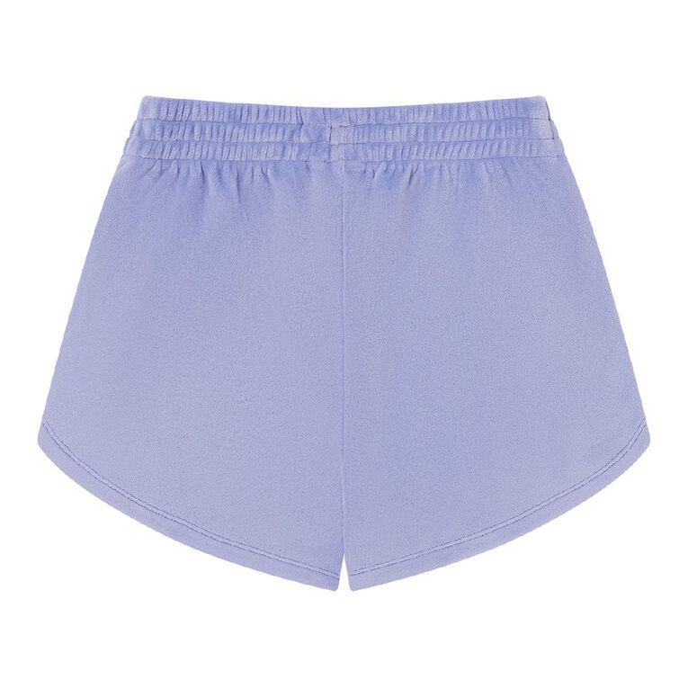 Young Original Velour Shorts, Blue Light, hi-res