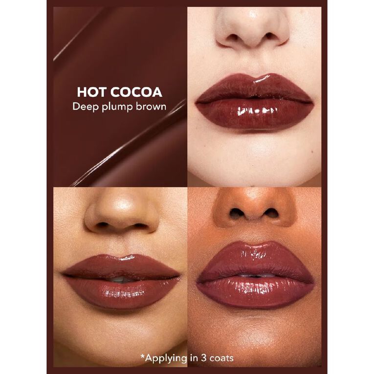 Sheglam Pout Perfect Shine Lip Plumper Hot Cocoa 2g, , hi-res
