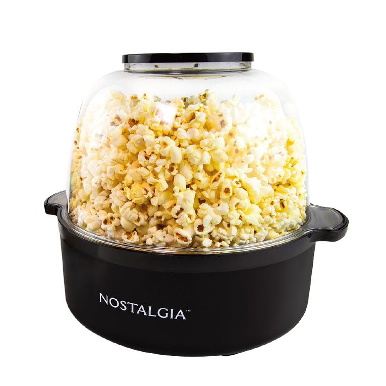 Nostalgia Stir Popcorn Maker Black, , hi-res