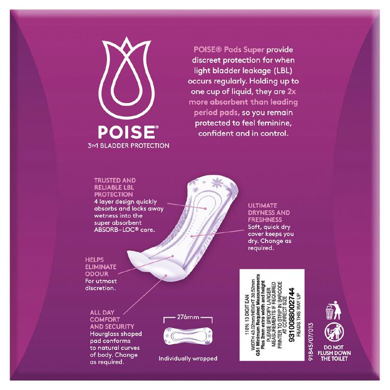 Poise Pads Super Value Pack, , hi-res