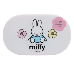 Miffy Buttercup Miffy Buttercup Storage Pots Set Of 3