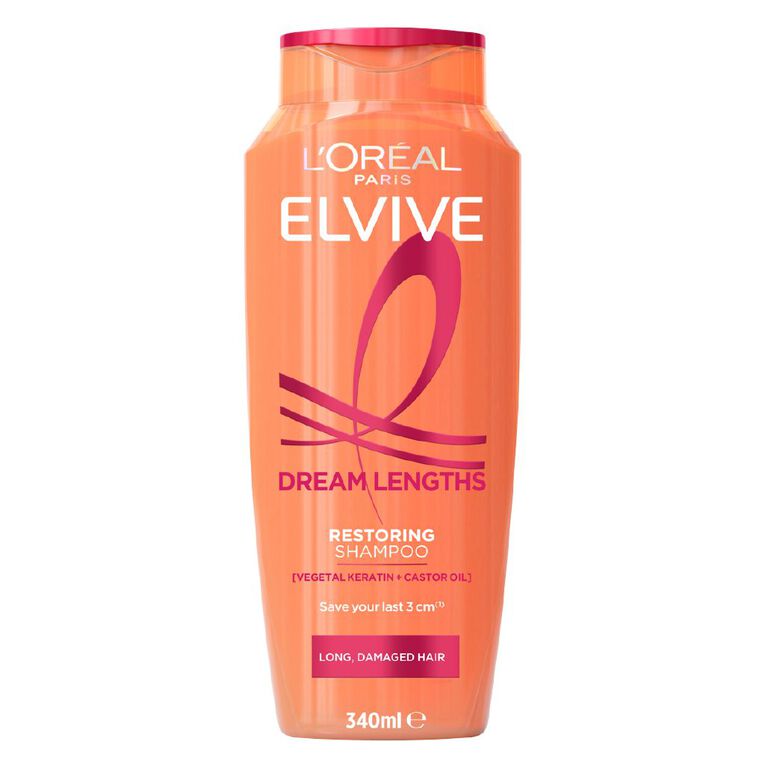 L'Oreal Paris Elvive Dream Lengths Shampoo 340ml, , hi-res