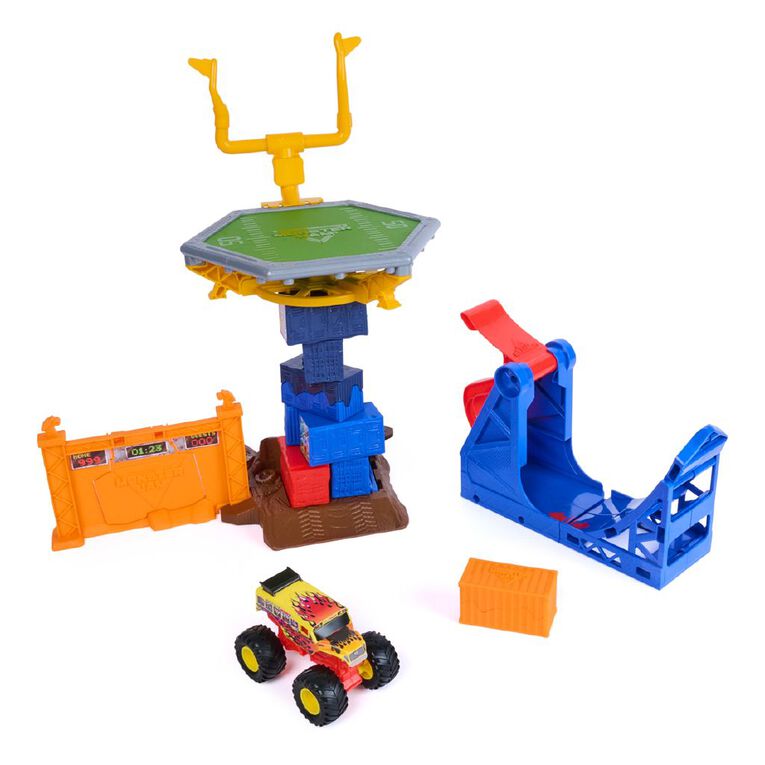 Monster Jam Crash Course Playset 1:64, , hi-res