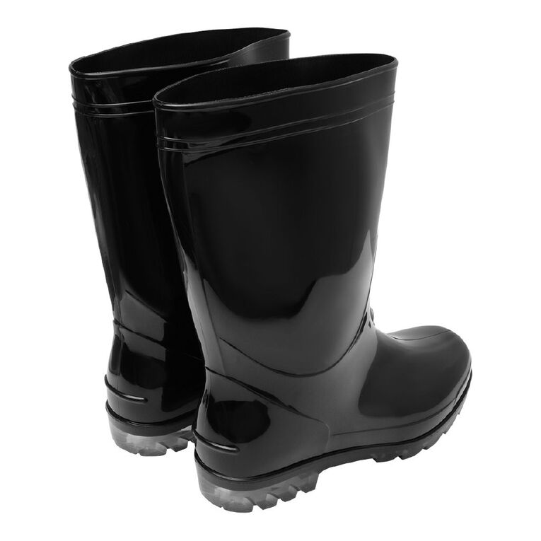 H&H Women's PVC Splash Gumboots, Black, hi-res
