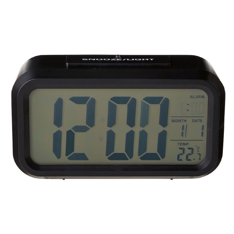 Living & Co Digital Alarm Clock 13.3cm x 7cm, , hi-res