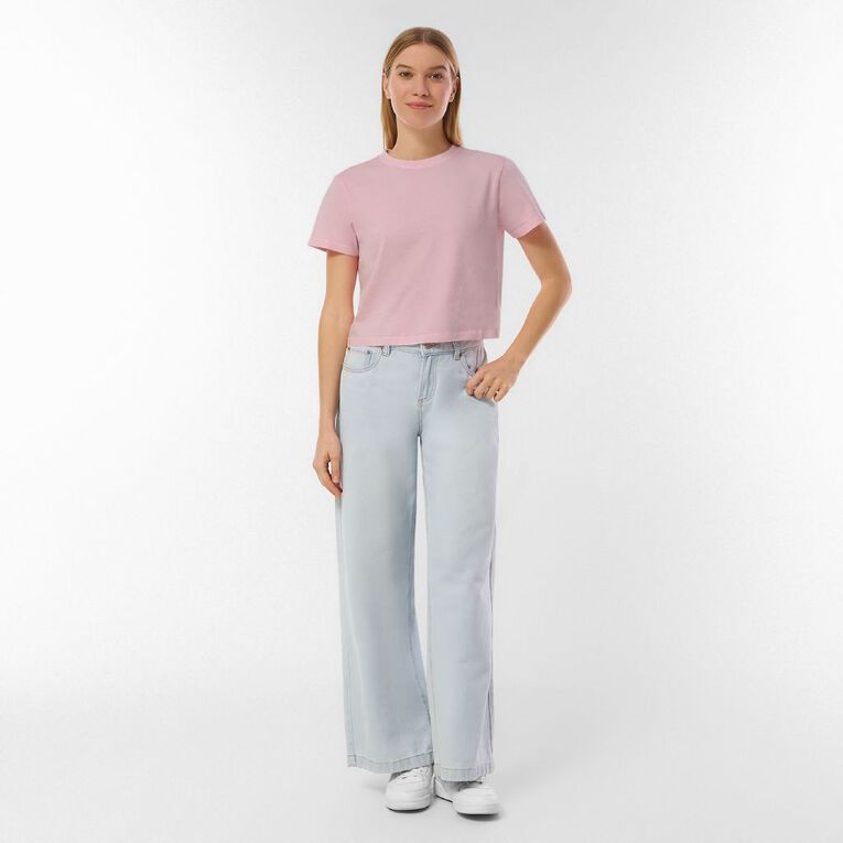 H&H Women's Moon Wash Tee, Pink, hi-res