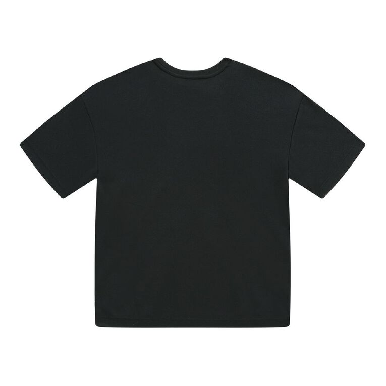 Active Intent Youth Supporter Mesh Tee, Black, hi-res