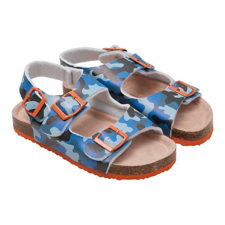 Young Original Senior Kids' Rayray Sandals, Blue Light, hi-res