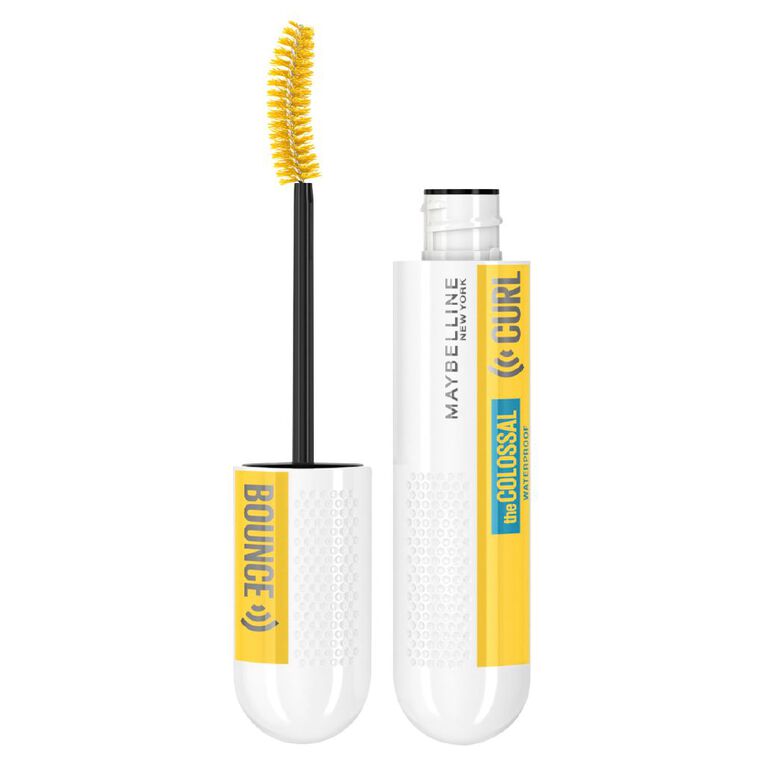 Maybelline Colossal Curl Bounce Waterproof Mascara Very Black, , hi-res