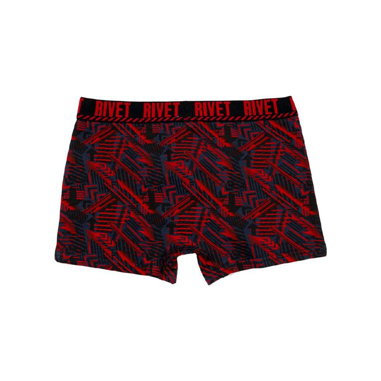 Rivet Boys' Trunks 2 Pack, Red, hi-res