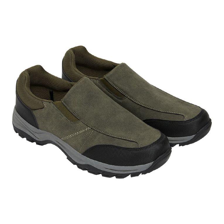H&H Men's Wallace Slip On Sneakers, Khaki, hi-res