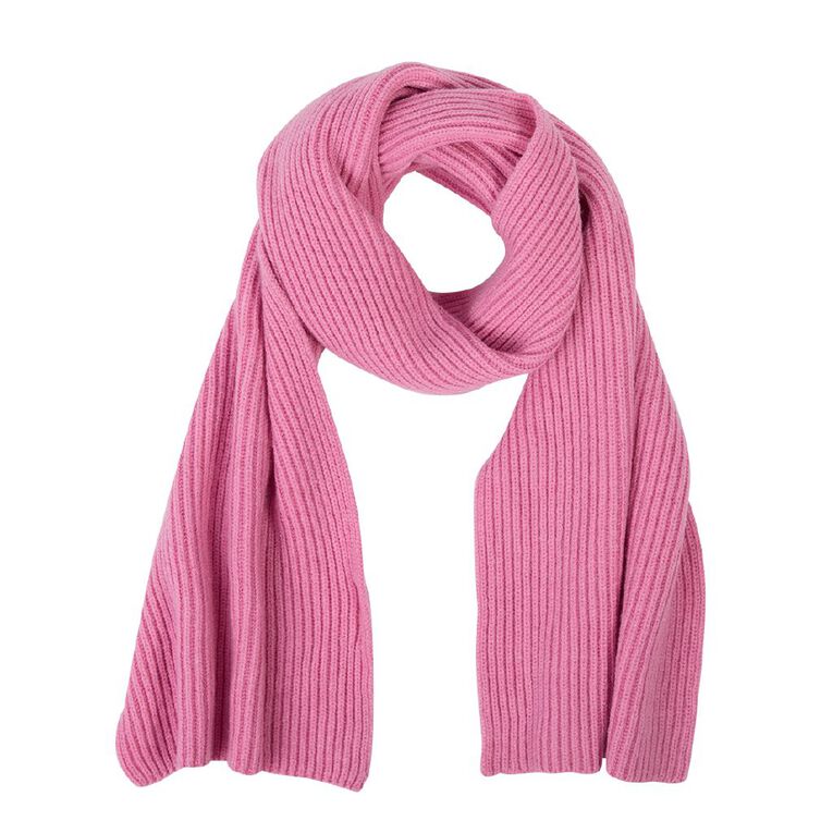 Young Original Kids' Supersoft Rib Scarf, Pink Mid, hi-res