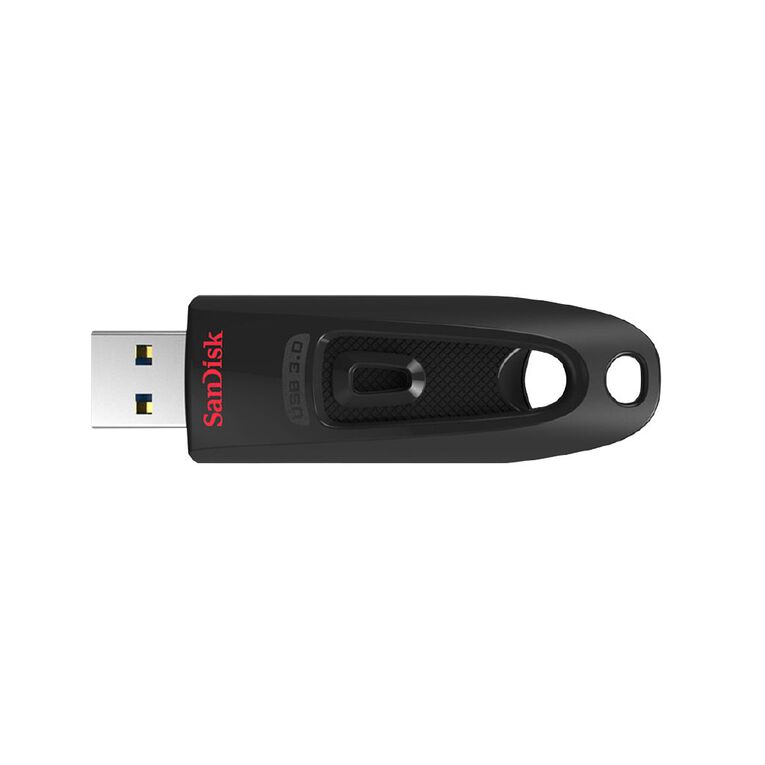 Sandisk Ultra USB 3.0 Flash Drive - 64GB Black, , hi-res