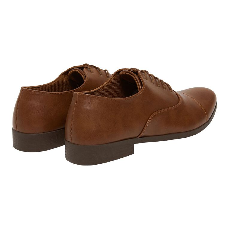 H&H Men's Oxford Lace-up Dress Shoes, Tan, hi-res