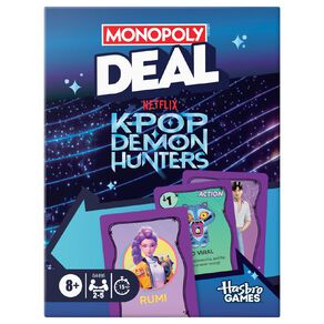 Monopoly Deal K-Pop Demon Hunters