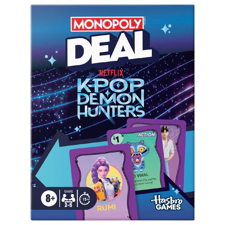 KPop Demon Hunters Monopoly Deal K-Pop Demon Hunters, , hi-res