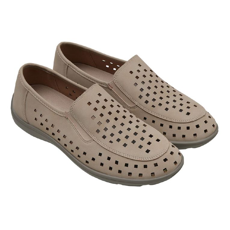 H&H Women's Vera Comfort Loafers, Taupe, hi-res