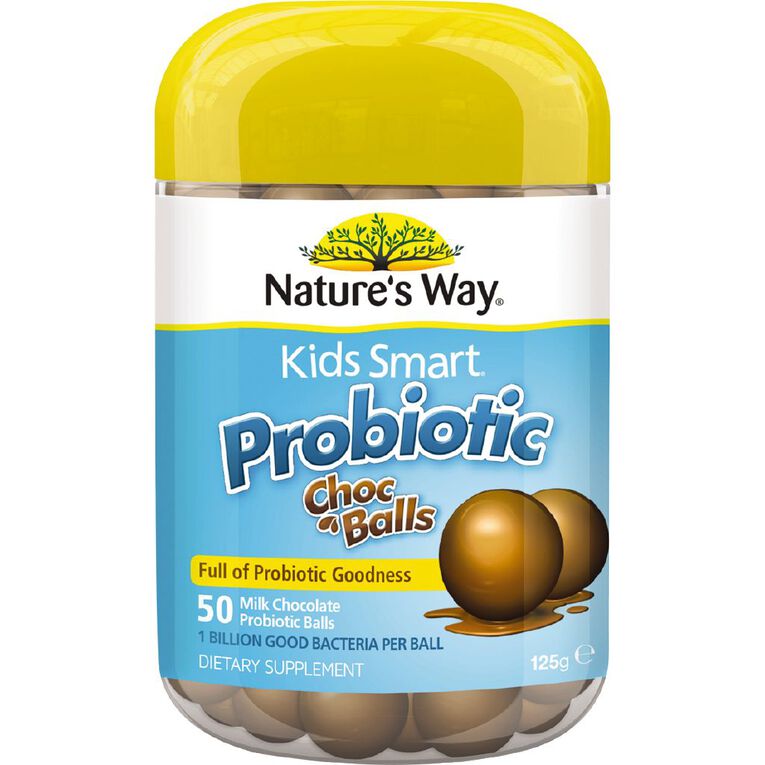 Nature's Way Kids' Smart Probiotic Choc Balls 50s, , hi-res