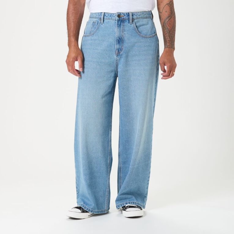Garage Men's Baggy Jeans, Denim Light, hi-res