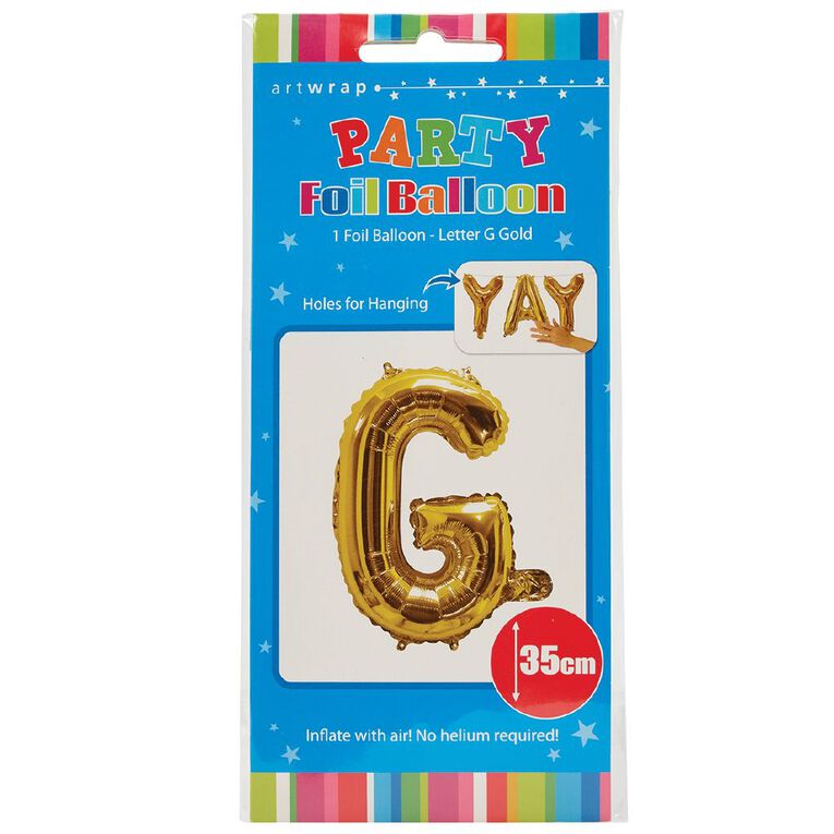 Artwrap Foil Balloon G 35cm, , hi-res