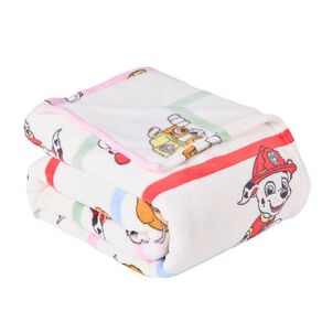 Paw Patrol Coral Fleece Throw Multi-Coloured 127cm x 152cm