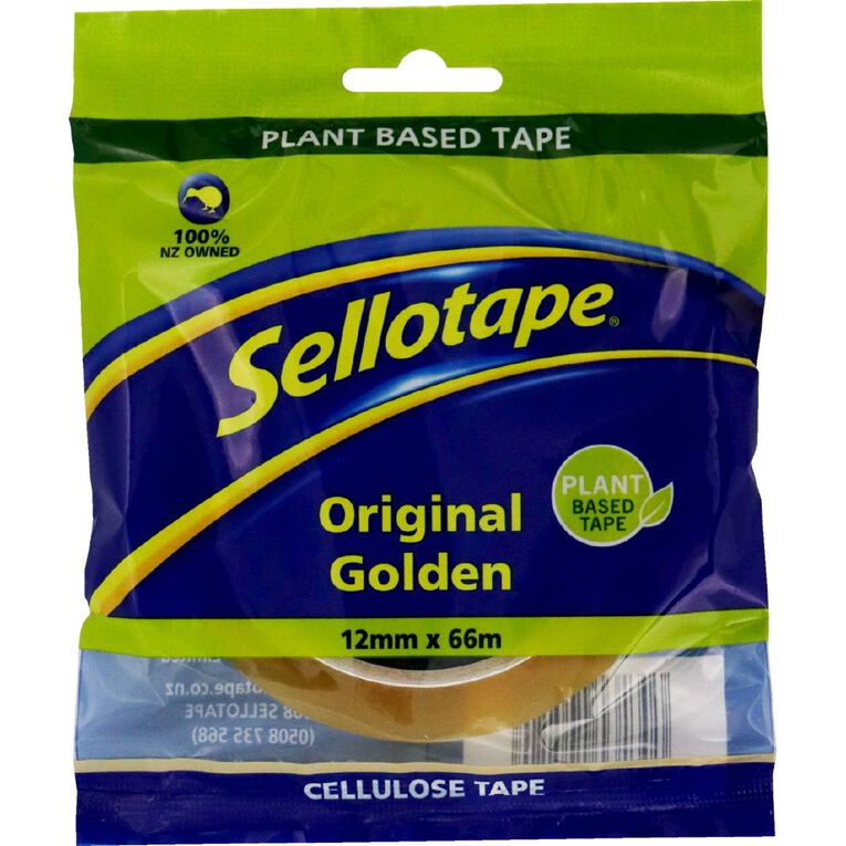 Sellotape Cellulose Tape 12mm x 66m Clear, , hi-res