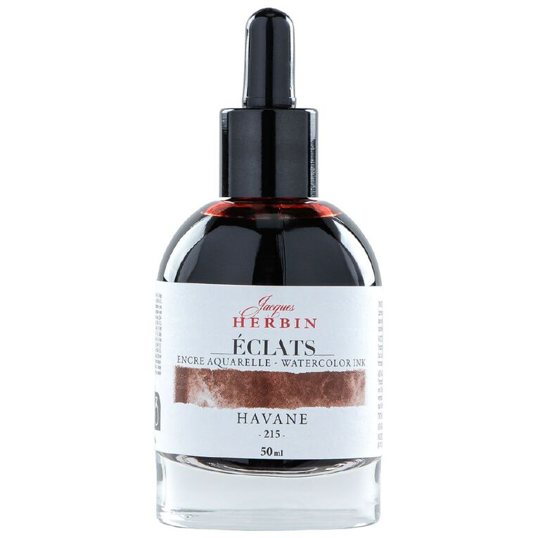Jacques Herbin Eclats Watercolour Ink 215 Havana 50ml, , hi-res