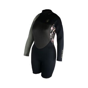 Body Glove Women's Long Sleeve Springsuit Black/Green