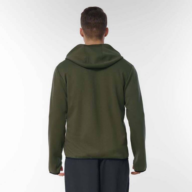 Active Intent Men's Scuba Zip Sweat, Green Mid, hi-res