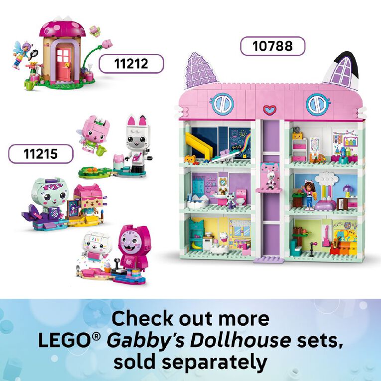 LEGO Gabby's Dollhouse Fairy Roller Coaster and Tea Party 11214, , hi-res